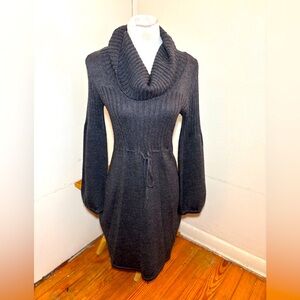 Calvin Klein Charcoal Long Sleeve Dress